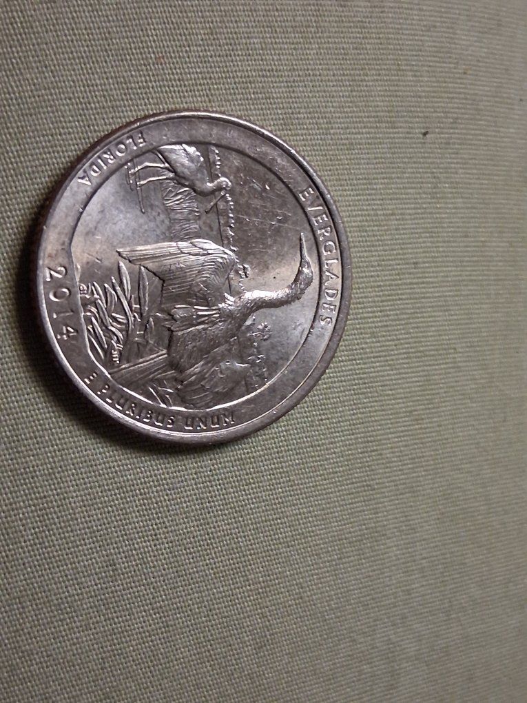 2014 Florida Everglades National Park Quarter - America the Beautiful Quarters Program