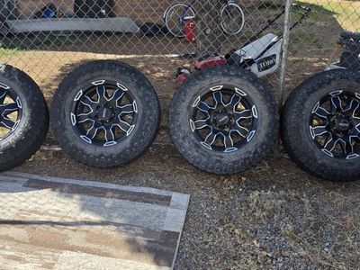 Ultra Wheels 6x5.5 In or 6x139.7 mm Bolt pattern with Goodyear Wrangler DuraTrac LT265/70R17 Tires