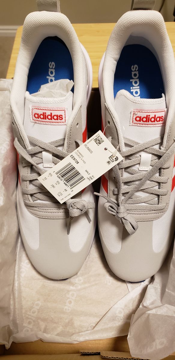 NEW Size sz 10 - Adidas Run 60s HK White Red Grey EE9728 men's mens men man