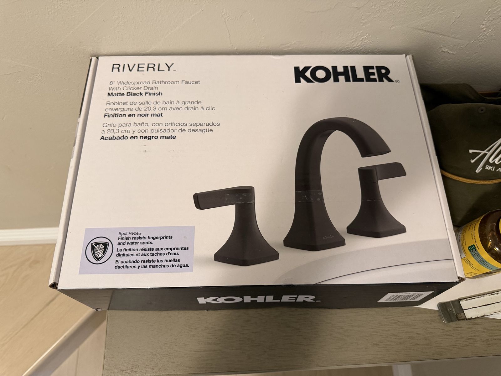 Kohler Riverly Matte Black Faucet