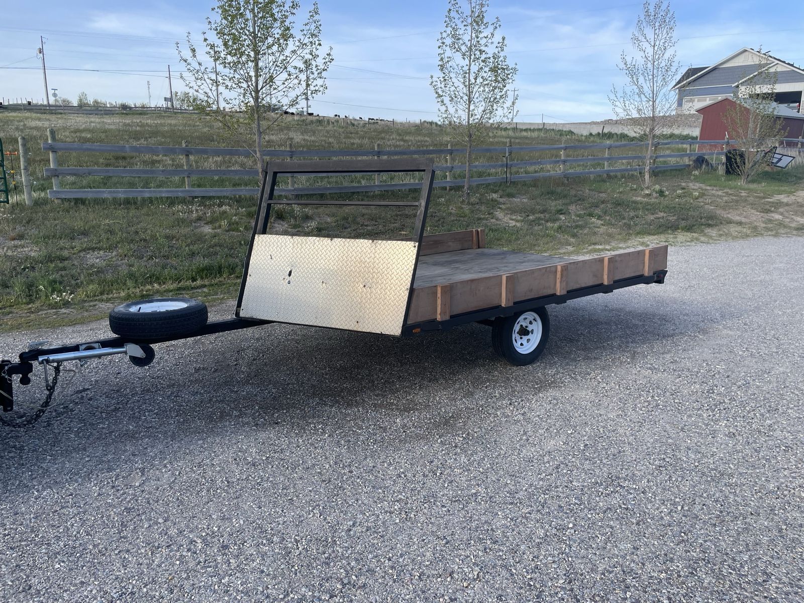 Two Place Snowmobile Trailer