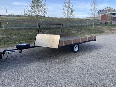 Two Place Snowmobile Trailer