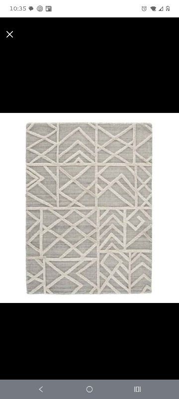 Ashley Karah Gray Large Rug