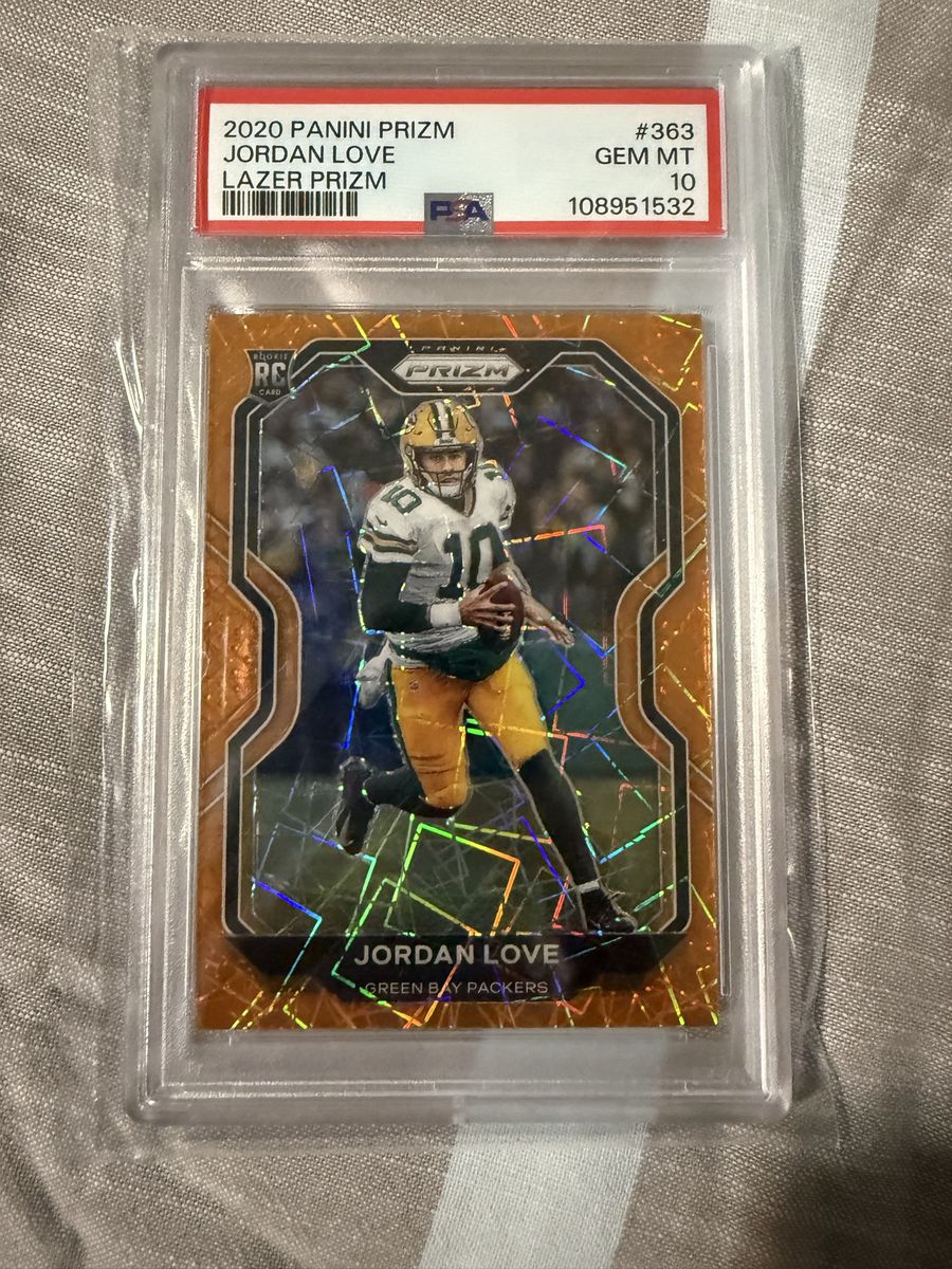 Jordan Love Lazer Prism PSA 10