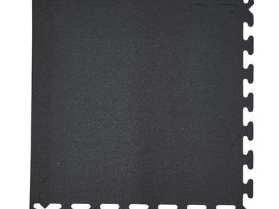 EZ-Flex 8 pack Interlocking Floor Tiles, Black #102252