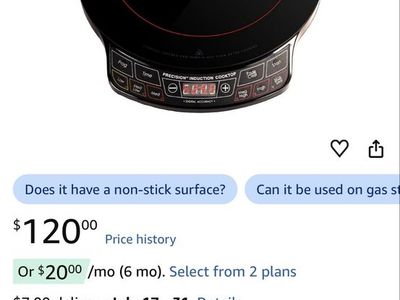 Brand new, complete NuWave Precision Induction Cooking System. Includes Cooktop (Model 30101) and the matching Cookware set