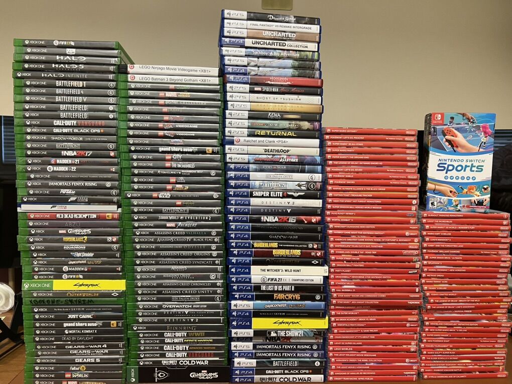 Video Game Renting - Xbox, PlayStation, And Switch