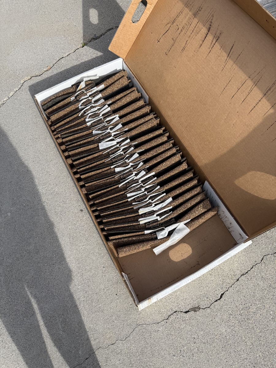 Roof ridge caps