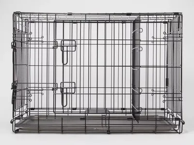 Wire Collapsible Dog Crate Large Metal Frame, Pet Crates, cage, and/or Houses