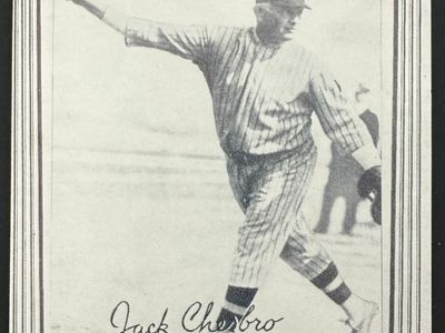1948 Baseball Card Jack Chesbro Baseball's Great Hall of Fame Exhibit Card
