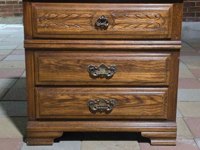 3 Drawer Solid Wood Dresser