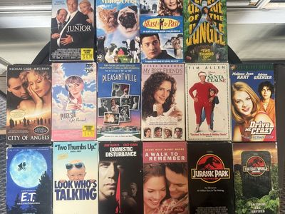Assorted 90s & 2000s VHS Movie Tapes Lot - Popular Cult Classics & Comedies- $4 each