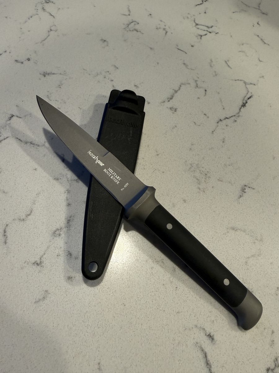 Kershaw Military Boot Knife No. 4351 with Original Sheath