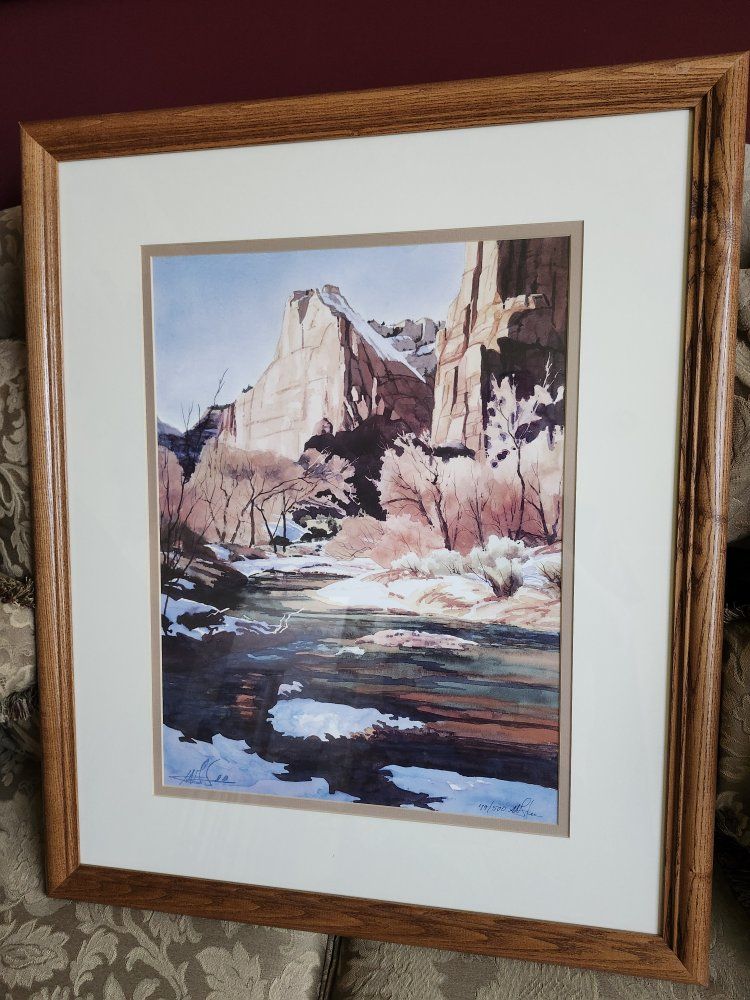 Zion Canyon Signed and numbered print