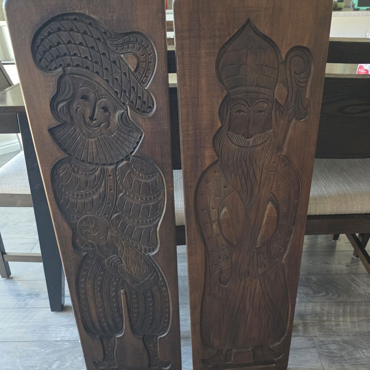 Antique Wooden Mold Dutch Speculaas Gingerbread