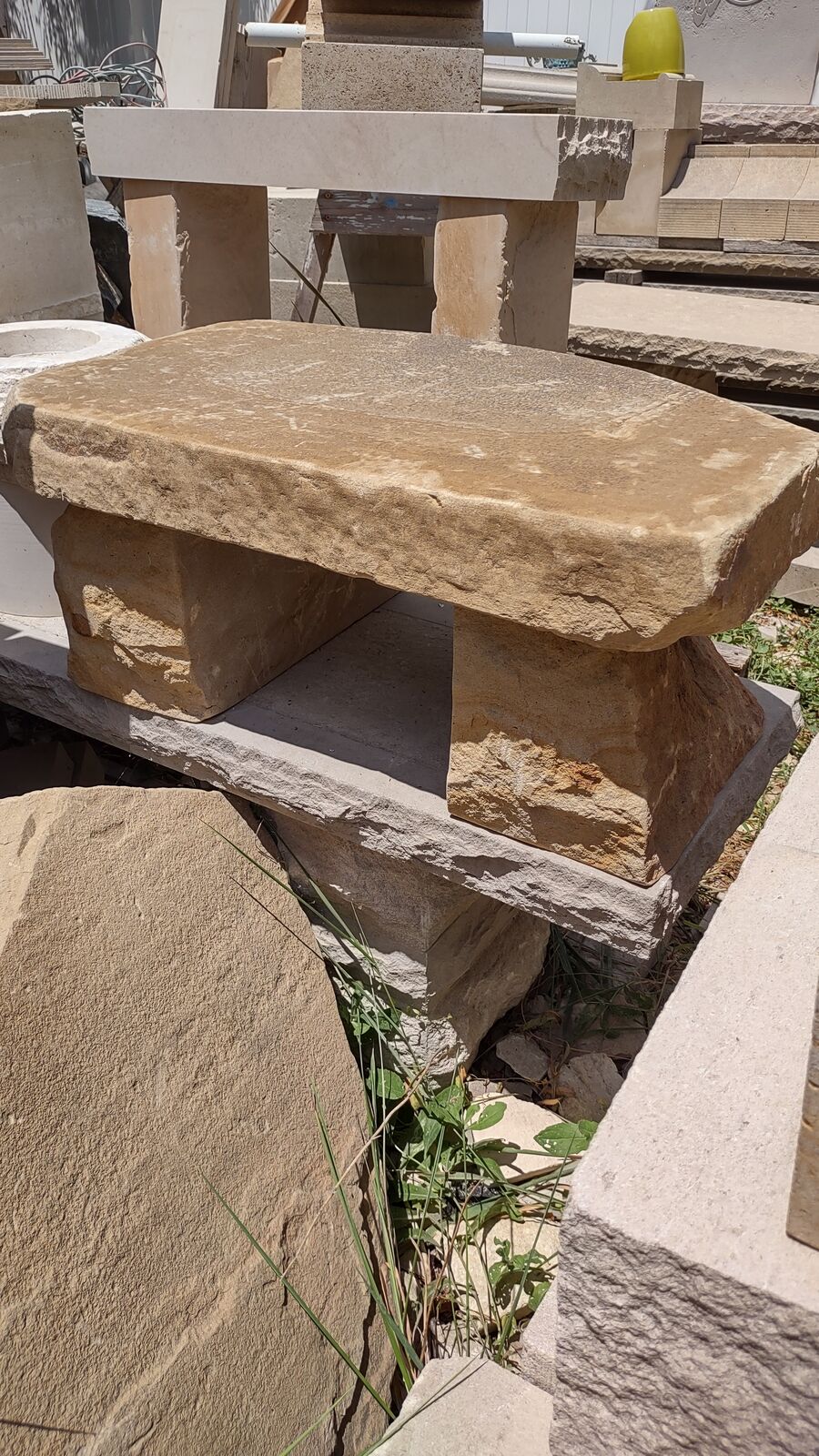 Stone bench