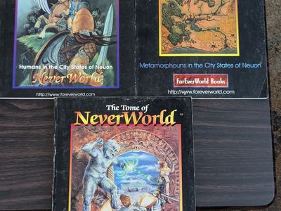 The Tome of NeverWorld & Culturebooks Lot - ForEverWorld Books RPG - Alt D&D