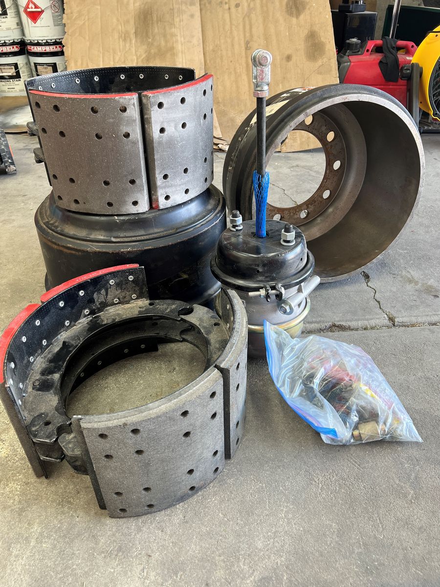 NEW HEAVY-DUTY BRAKE DRUMS & BRAKE SHOES — SAVE MONEY