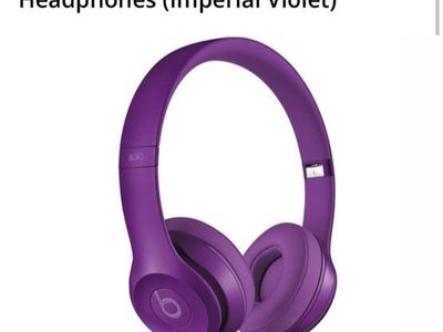 Beats by Dr. Dre Solo2 Wired On-Ear Headphones (Imperial Violet) (new in box)