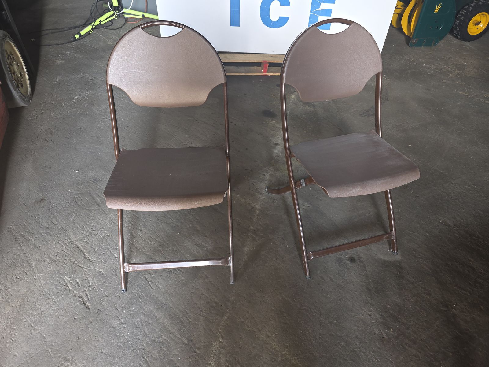 Folding Chairs 8 Available $10 Each