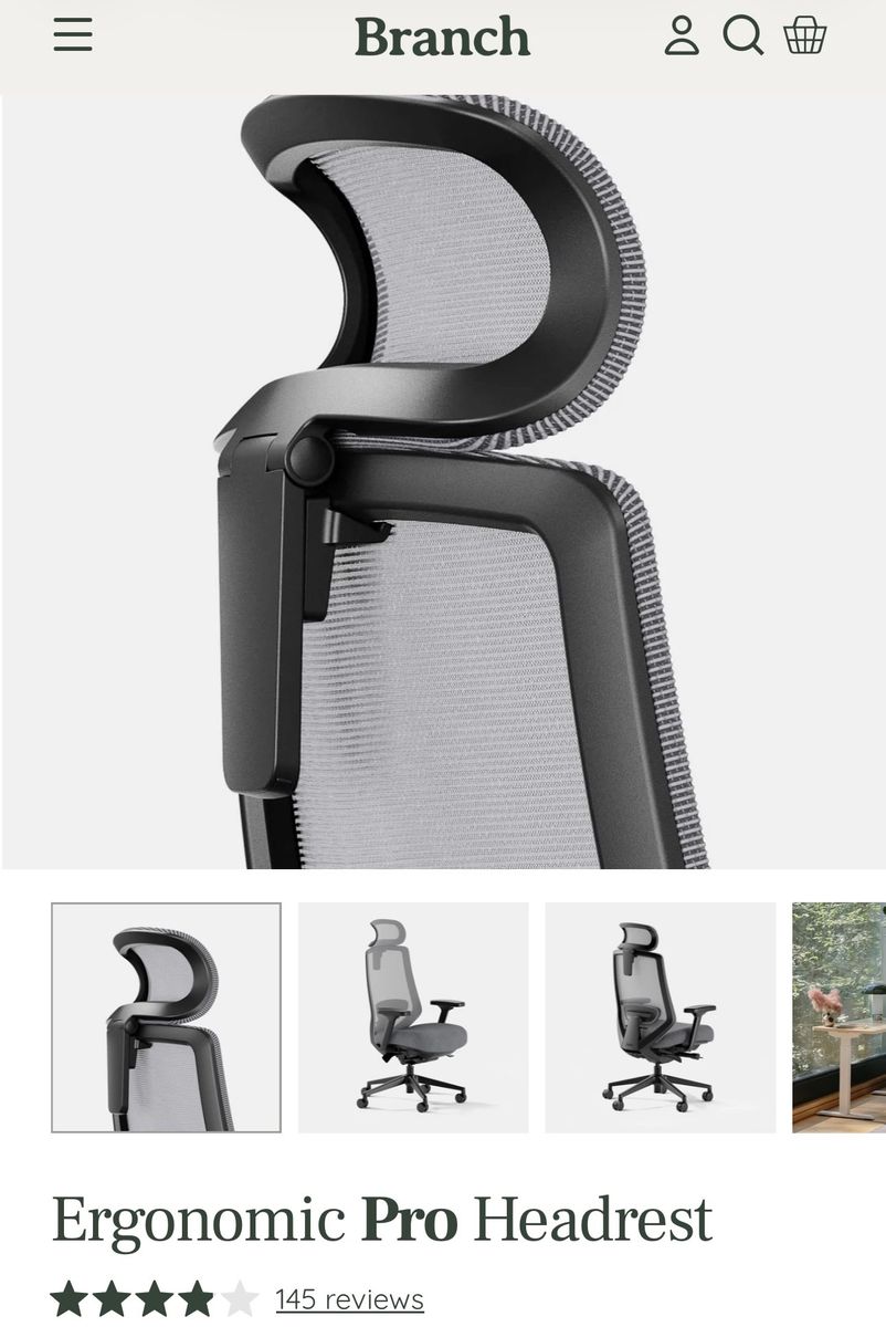 NEW Ergonomic Pro Headrest only