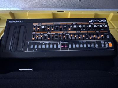 Roland Boutique JP-08 Virtual Analog Synthesizer w/ padded Roland Case