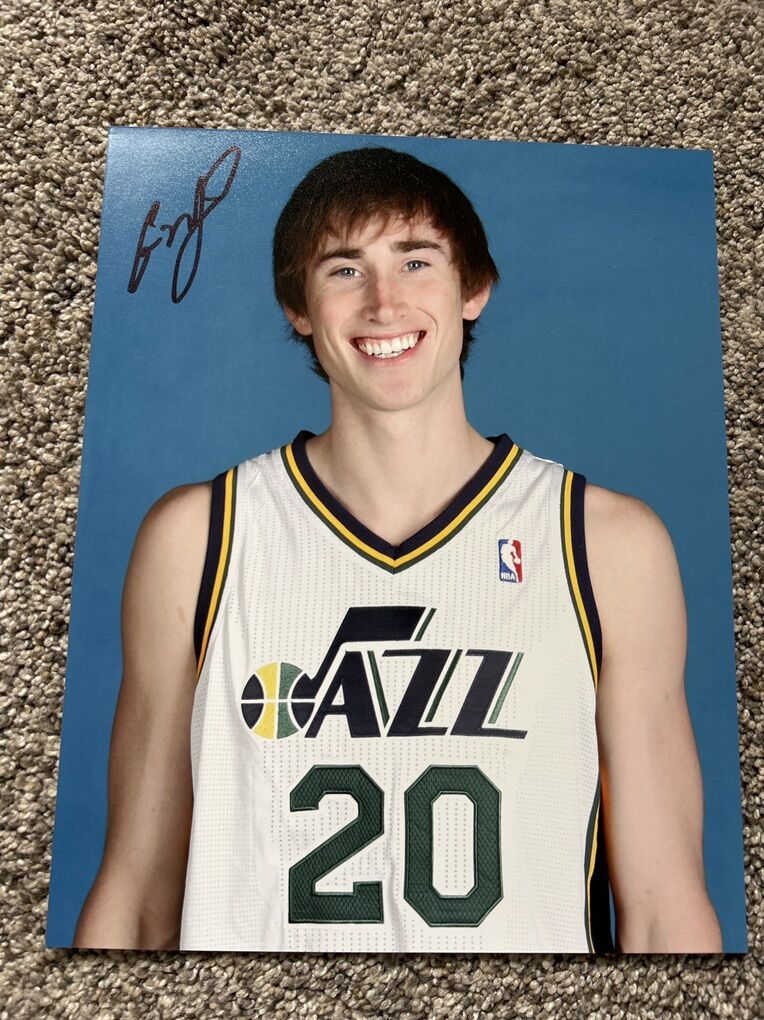 Gotdon Hayward Autograph Utah Jazz 8x10 Auto NBA