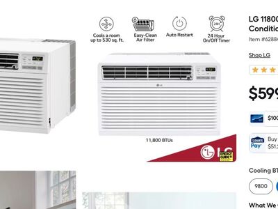 NEW Through Wall AC Unit Air Conditioner