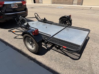 Kendon Dual Ride-Up SRL Folding Motorcycle Trailer