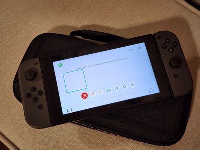 Nintendo Switch Black 32GB with 256GB SD Card, Accessories, and Original Box