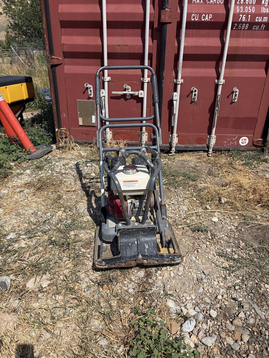 Used Honda GX120 Plate Compactor - Reliable Construction Equipment
