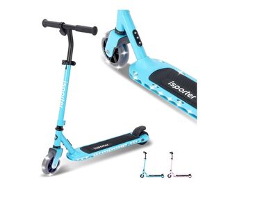 AERO Kids Electric Scooter for Boys and Girls Ages 6-12 or 8-12, with Hand Accelerator