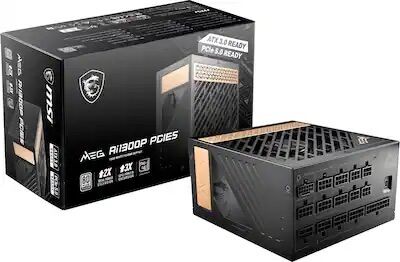1300 W Platinum Power Supply - MSI MEG AI1300P PSU