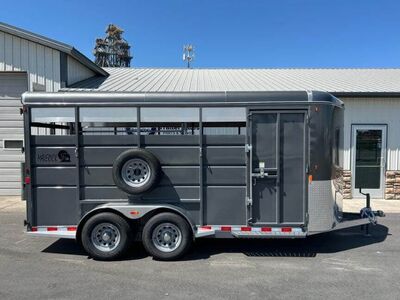 2026 Maverick Trailers Maverick BP Stock 17' Bumper Pull Stock Trailer 10K