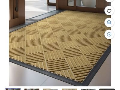 SIXHOME Outdoor Non-Slip Doormat – 35”x59”