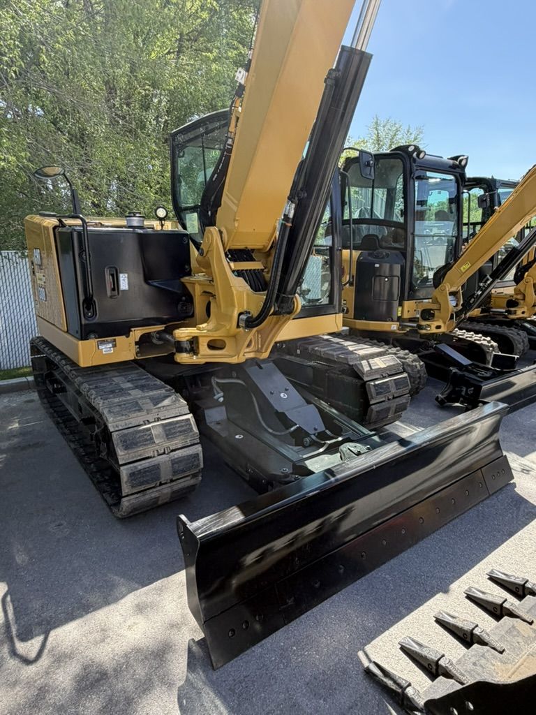 Cat 308 With Angle Blade, Brand New and Ready To Rent! 80 Class Excavator