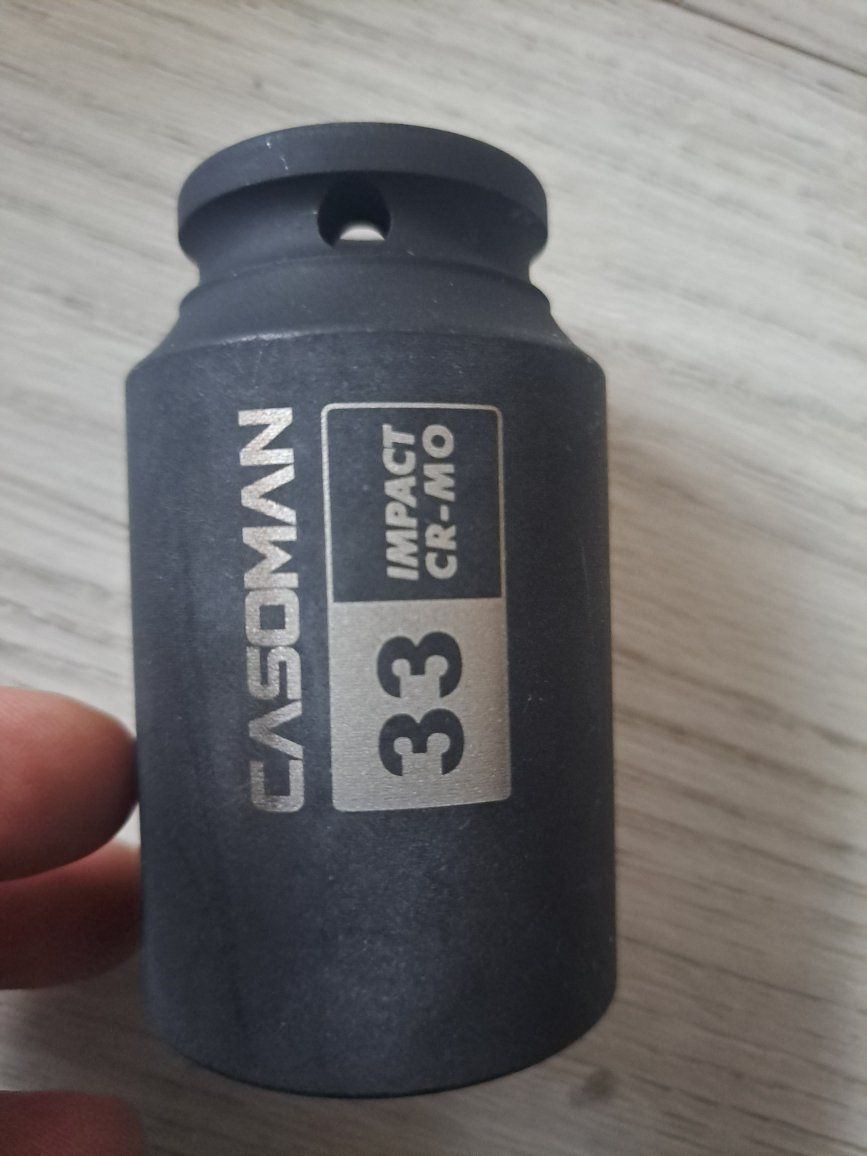 CASOMAN 33mm CR-MO Deep Impact Socket