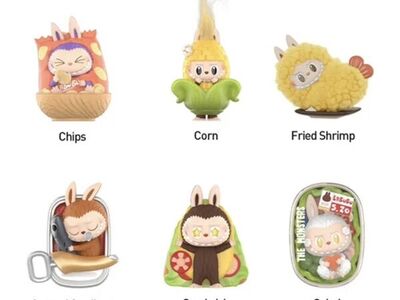 Authentic Labubu Macky Mart Series