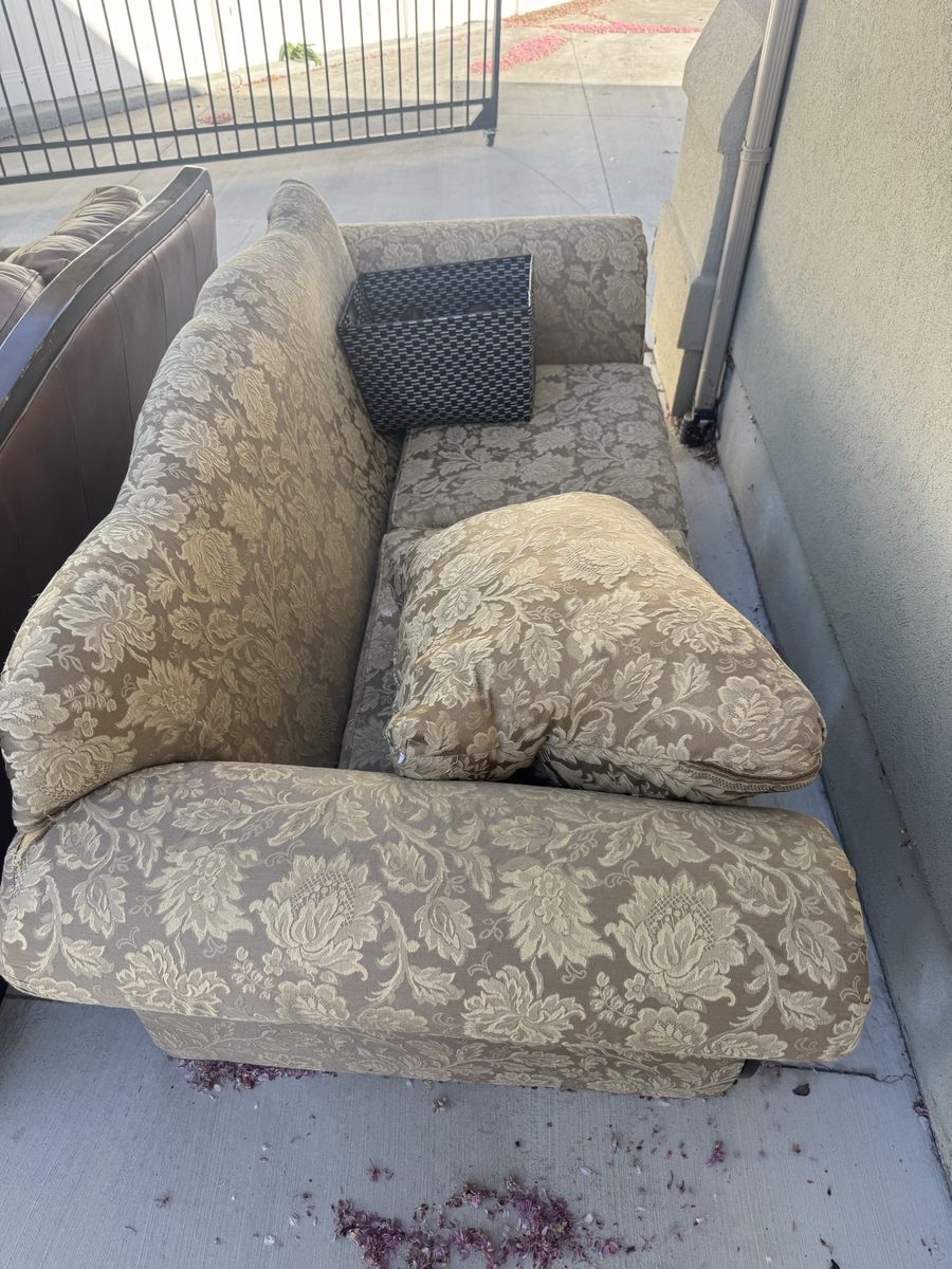 Couch + matching chair (like new) (final day)