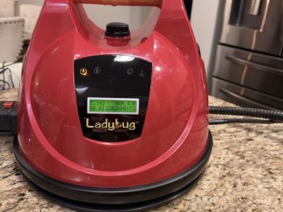 Ladybug Tekno 2350 Red Vapor Steam Cleaner with Accessories