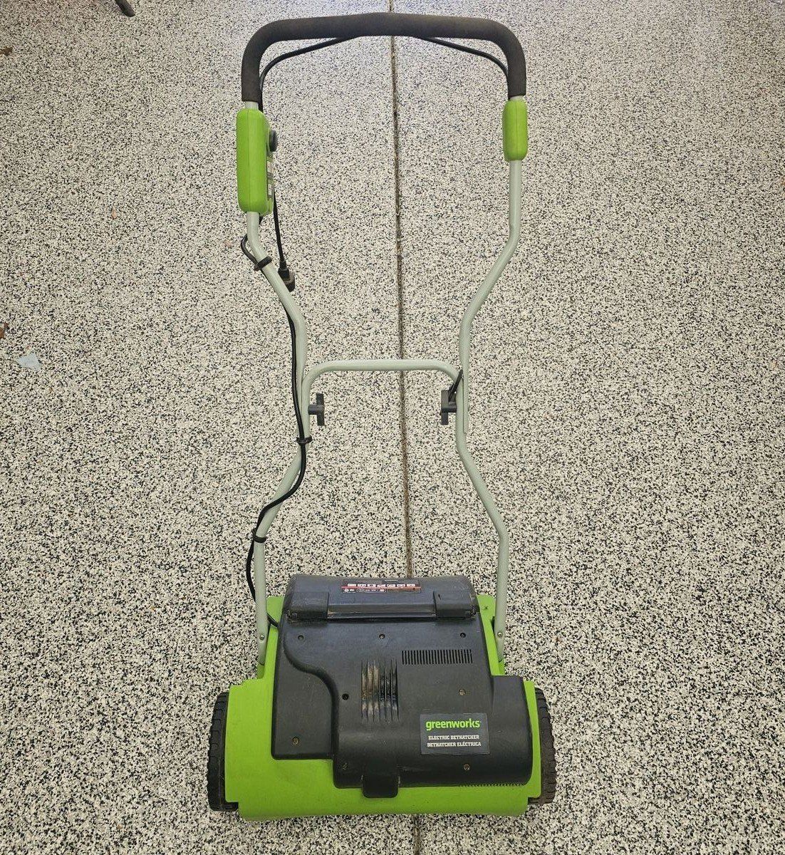 Greenworks 14-in Corded Electric Dethatcher