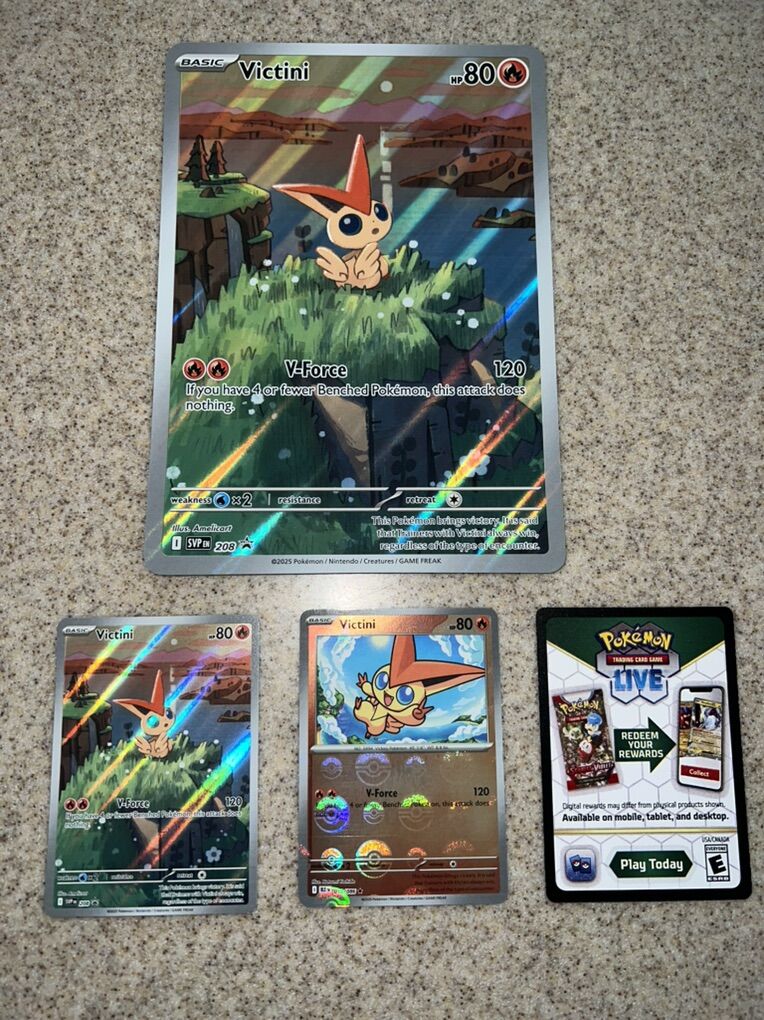 Victini Illusration Rare Promo Cards $20 For All