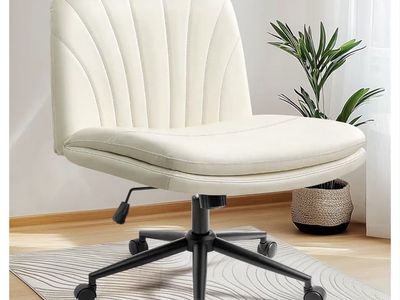 Cross leg office chair