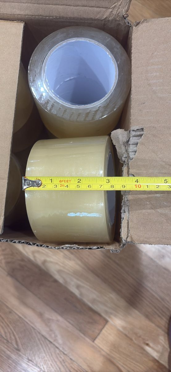 Clear Packing Tape - 3 Inch Width, 36 yards of tape Box of 16 Rolls