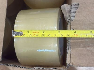 Clear Packing Tape - 3 Inch Width, 36 yards of tape Box of 16 Rolls