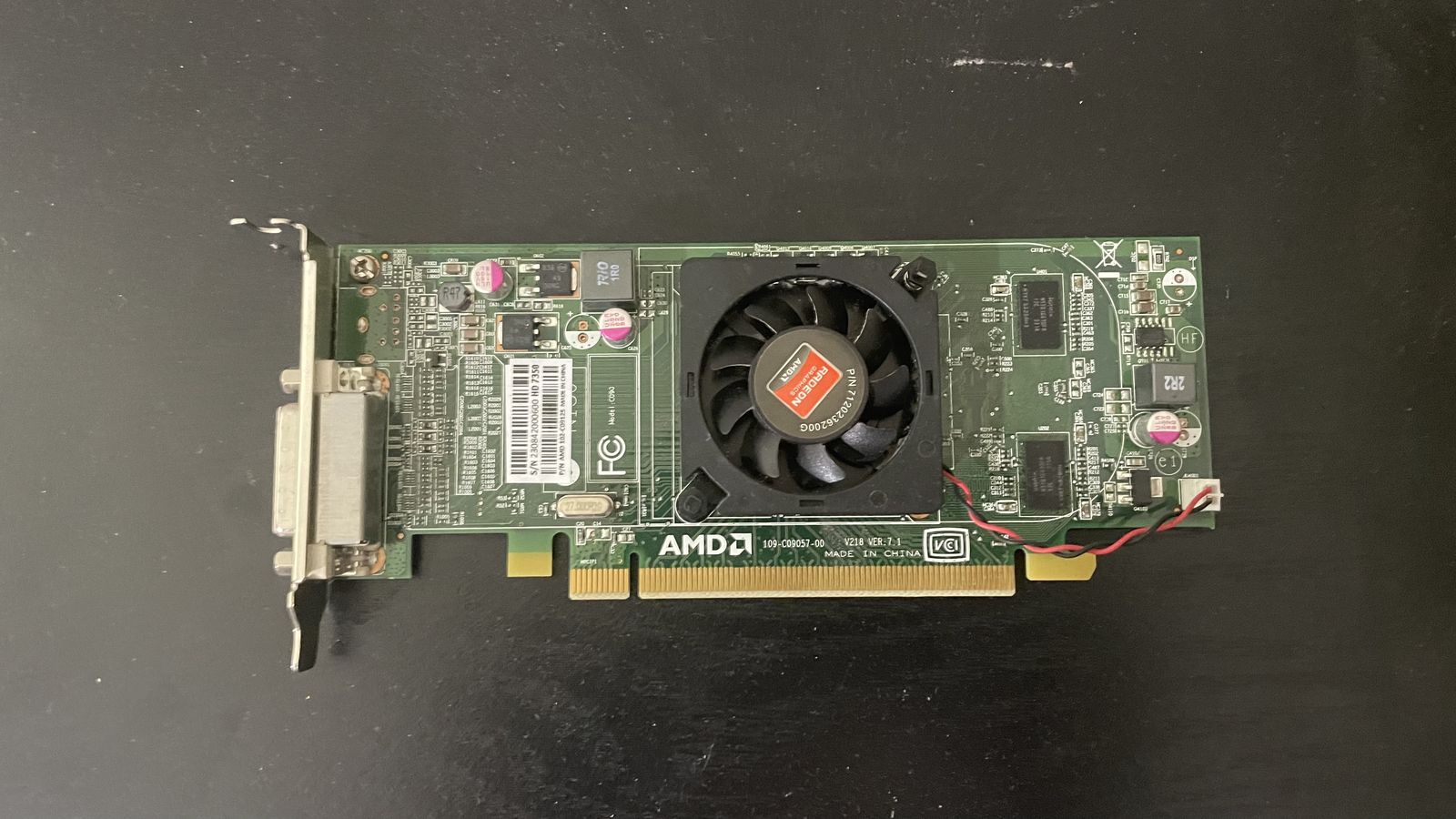 AMD Radeon HD 7350 Low Profile Graphics Card GPU