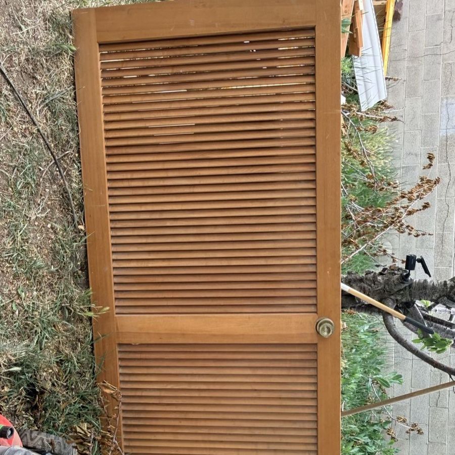 Wood door