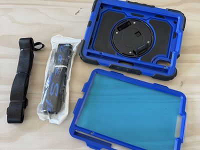 SEYMAC iPad mini Case for iPad mini with Screen Protector Pencil Holder and Rotating Hand Strap