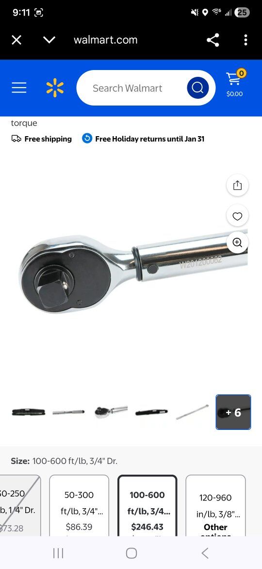 New! 3/8 Torque Wrench