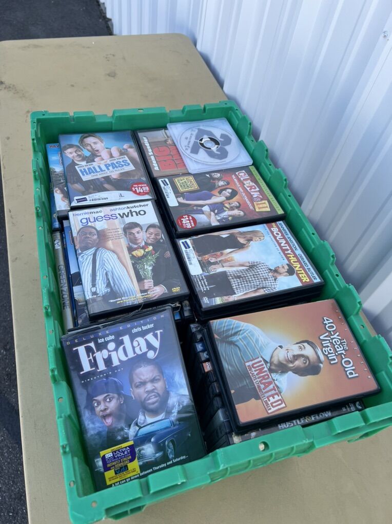 Boxes Full Of DVD Movies